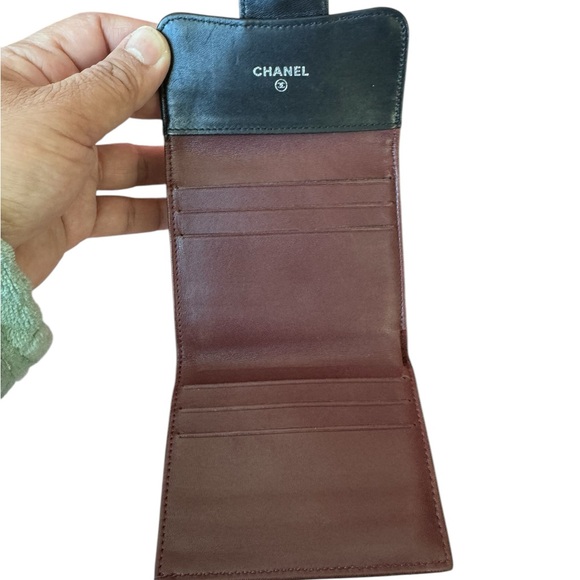 AUTHENTIC CHANEL BACK TO BACK FLAP WALLET. - Picture 7 of 10